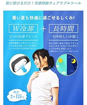 Amazon.co.jp: ネッククーラー 首から冷やす 冷房 充電式 冷感
